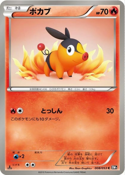 Tepig, BW1: Black Collection 008/053