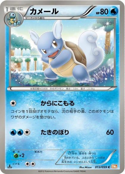 Wartortle, BW6: Cold Flare 013/059
