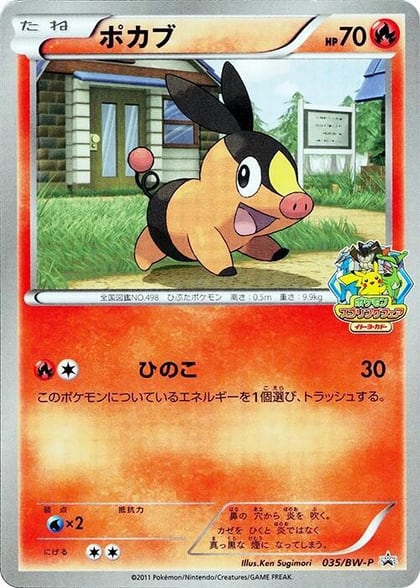 Tepig - 035/BW-P, BW-P Promotional cards 035/BW-P