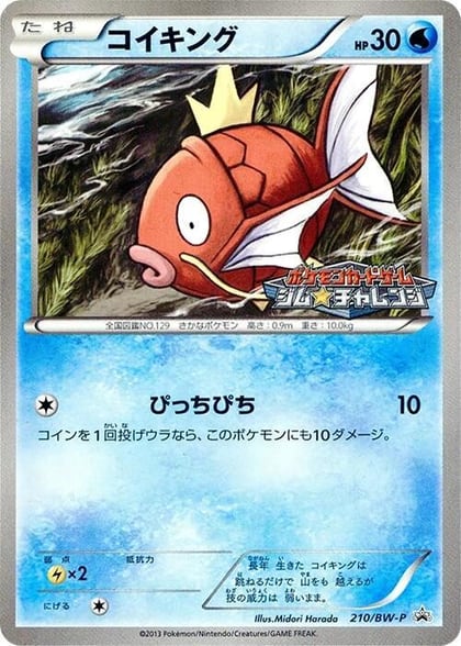Magikarp - 210/BW-P, BW-P Promotional cards 210/BW-P