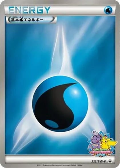 Basic Water Energy - 223/BW-P, BW-P Promotional cards 223/BW-P