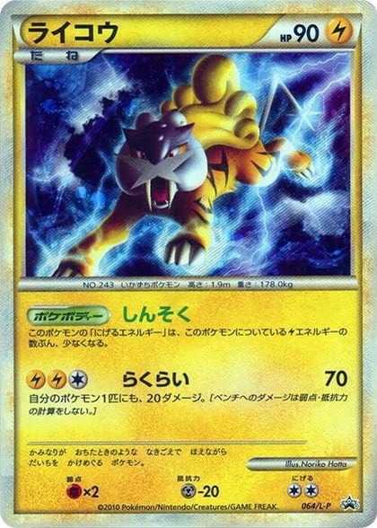 Raikou - 064/L-P, L-P: Legends Promos 064/L-P