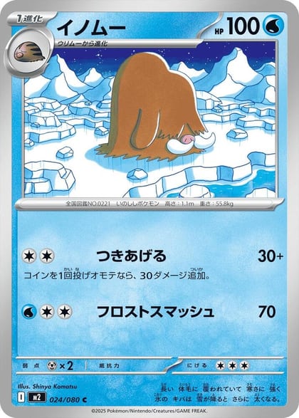Piloswine, M2: Inferno X 024/080