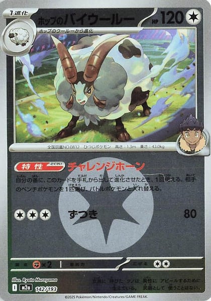 Hop's Dubwool (Energy Symbol Pattern), M2a: High Class Pack: MEGA Dream ex 142/193
