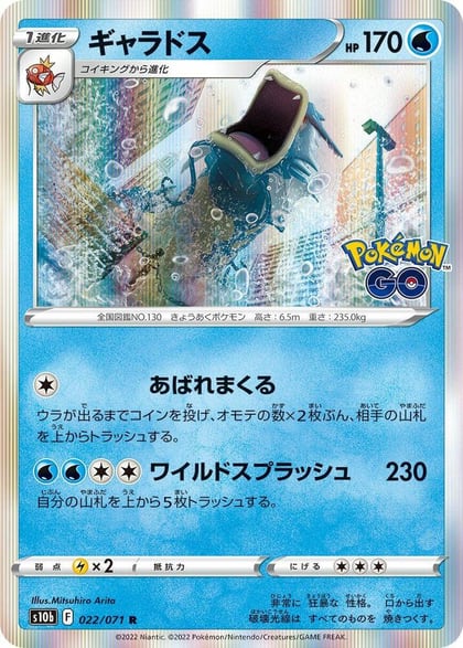 Gyarados, S10b: Pokemon GO 022/071
