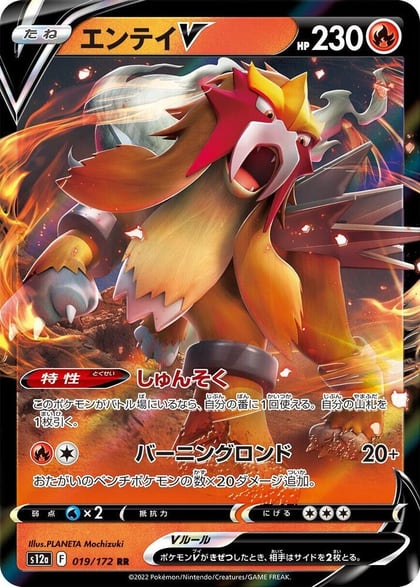 Entei V - 019/172, S12a: VSTAR Universe 019/172