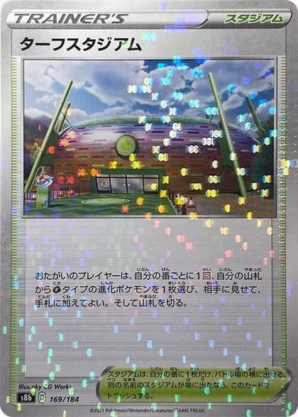 Turffield Stadium - 169/184 (Mirror Holofoil), S8b: VMAX Climax 169/184