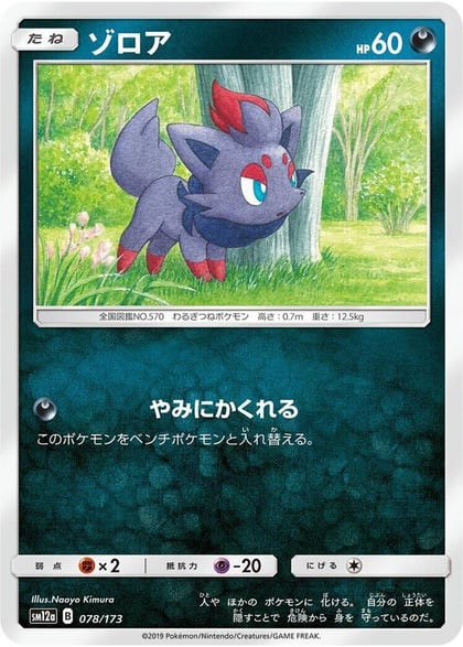 Zorua, SM12a: TAG TEAM GX: Tag All Stars 078/173