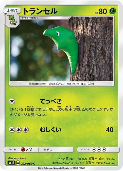 Metapod, SM1S: Collection Sun 002/060
