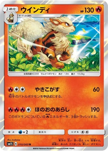 Arcanine, SM1S: Collection Sun 010/060