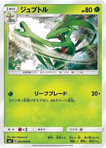 Grovyle, SM7: Sky-Splitting Charisma 003/096