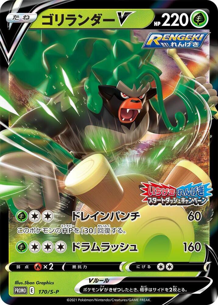 Rillaboom V - 170/S-P, S-P: Sword & Shield Promos 170/S-P