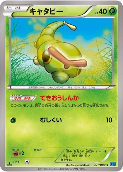 Caterpie, XY2: Wild Blaze 001/080