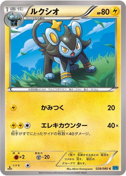 Luxio, XY2: Wild Blaze 028/080