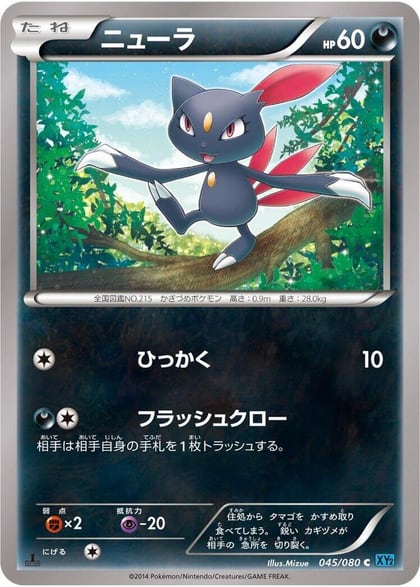 Sneasel, XY2: Wild Blaze 045/080