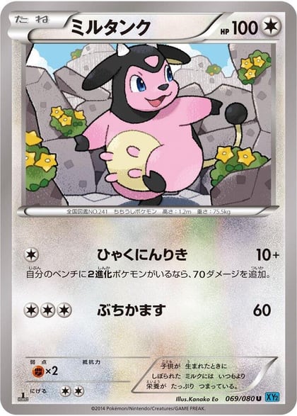 Miltank, XY2: Wild Blaze 069/080