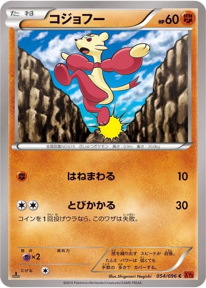Mienfoo, XY3: Rising Fist 054/096