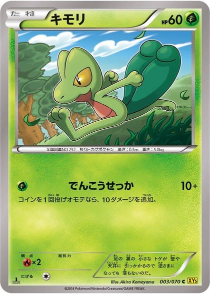 Treecko, XY5-Bg: Gaia Volcano 003/070