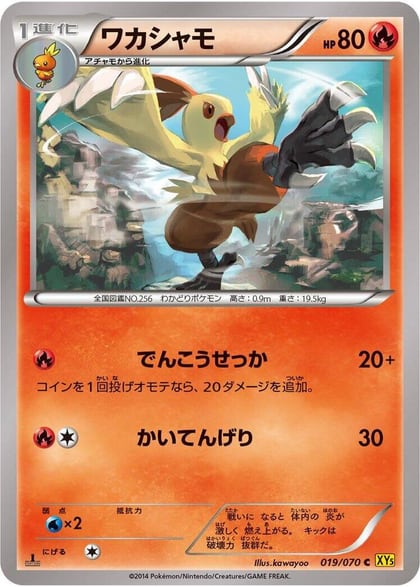 Combusken, XY5-Bg: Gaia Volcano 019/070