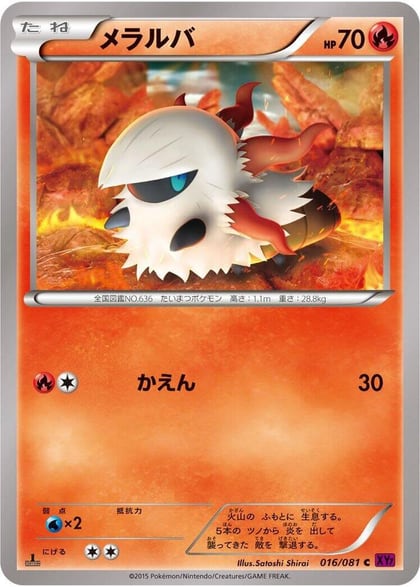 Larvesta, XY7: Bandit Ring 016/081