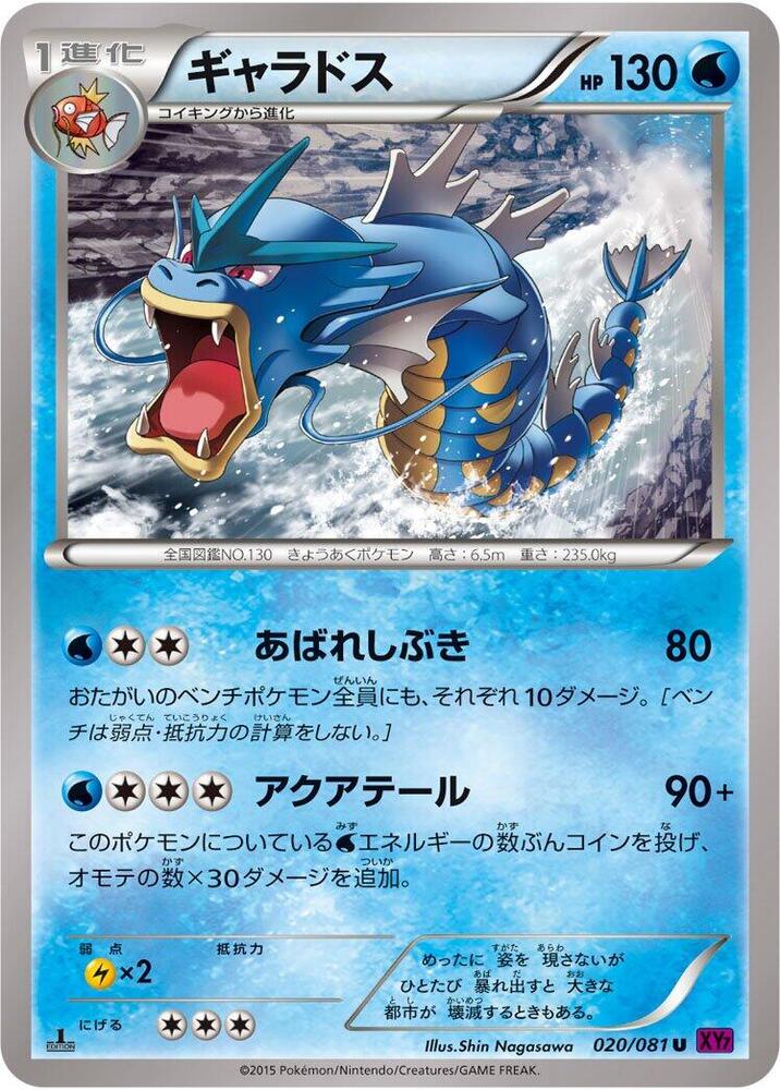 Gyarados - 020/081, XY7: Bandit Ring 020/081
