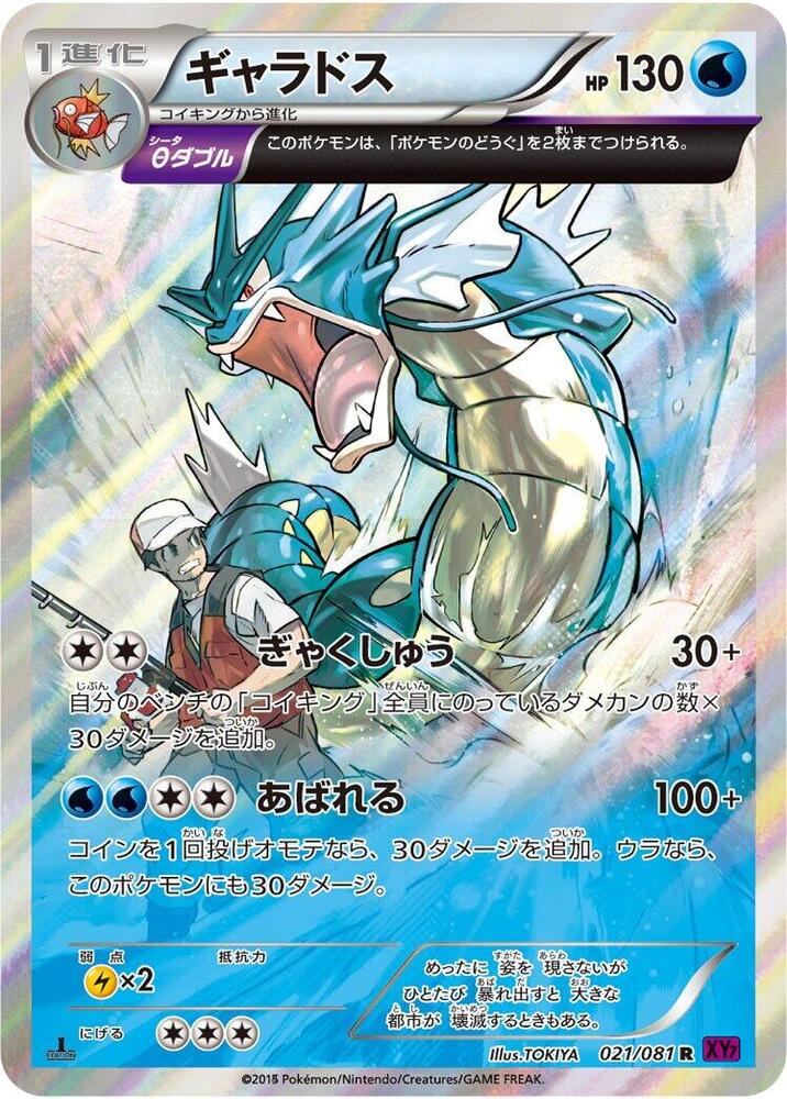 Gyarados - 021/081, XY7: Bandit Ring 021/081