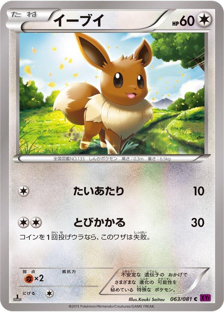 Eevee, XY7: Bandit Ring 063/081