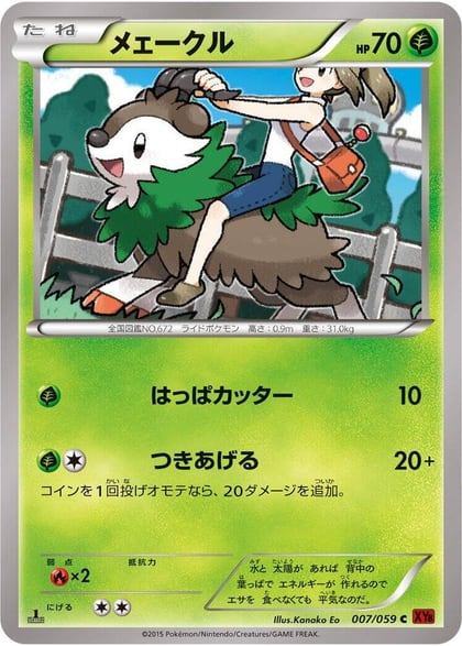 Skiddo, XY8-Br: Red Flash 007/059