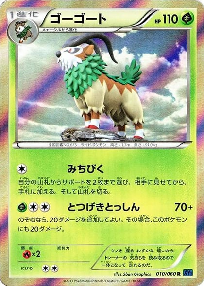 Gogoat, XY-Bx: Collection X 010/060
