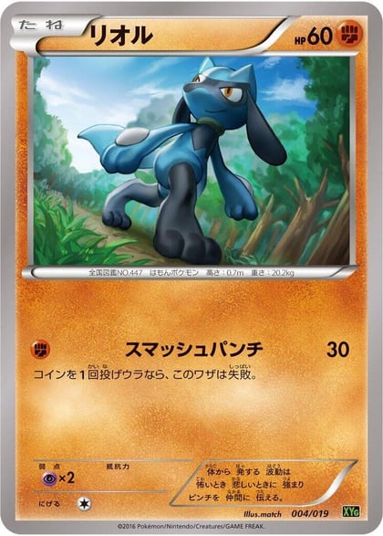 Riolu, XYG: Zygarde-EX Perfect Battle Deck 004/019