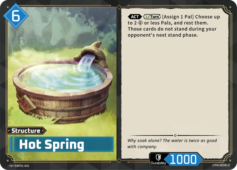 Hot Spring, BP01: Dawn of Palpagos EBP01-041