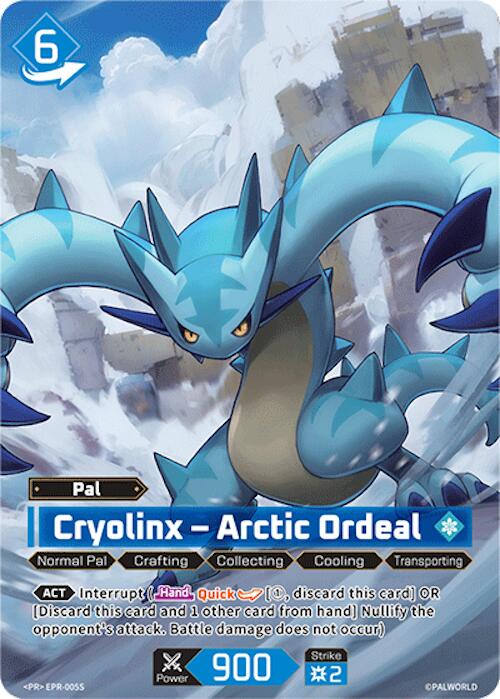 Cryolinx - Arctic Ordeal - EPR-005S, Palworld Promo Cards EPR-005S