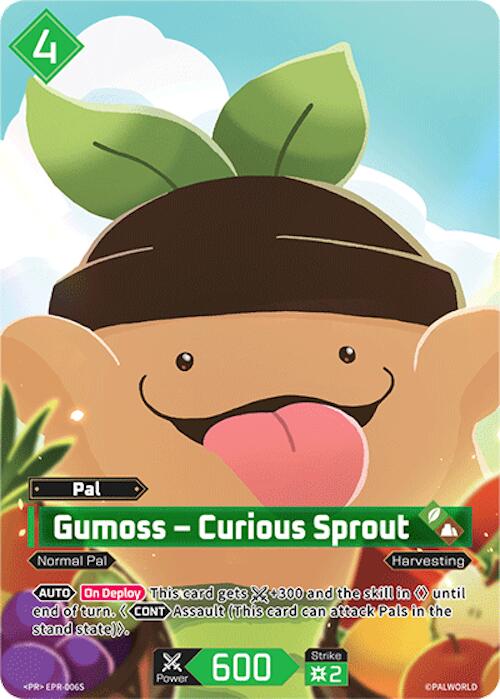 Gumoss - Curious Sprout - EPR-006S, Palworld Promo Cards EPR-006S