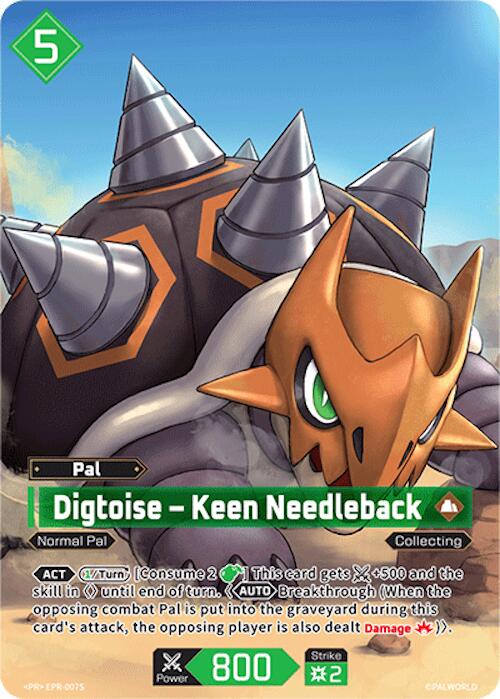 Digtoise - Keen Needleback - EPR-007S, Palworld Promo Cards EPR-007S