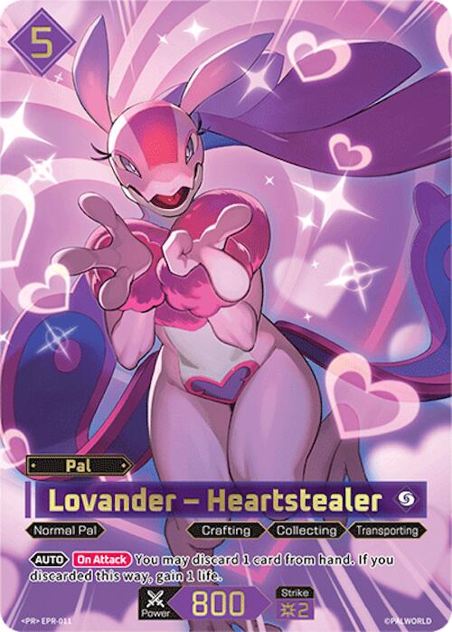 Lovander - Heartstealer - EPR-011, Palworld Promo Cards EPR-011
