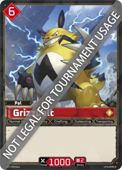 Grizzbolt, Palworld Prototype Cards #716351