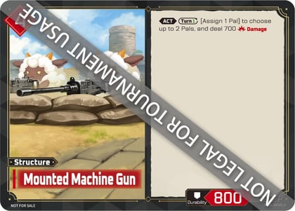 Mounted Machine Gun, Palworld Prototype Cards #716356