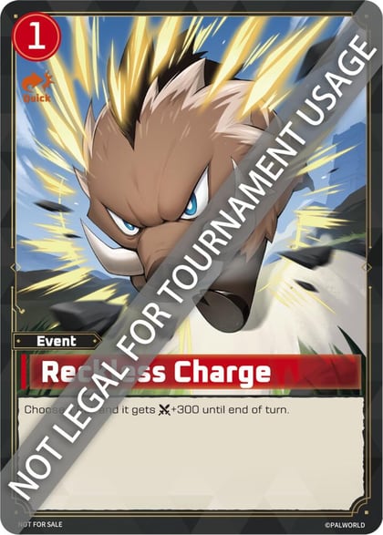 Reckless Charge, Palworld Prototype Cards #716359