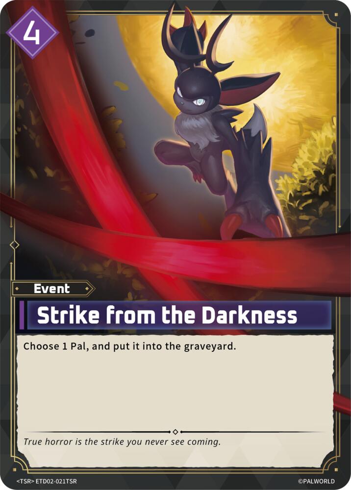 Strike from the Darkness (TSR), TD02: Dawn of Palpagos Green•Purple ETD02-021TSR