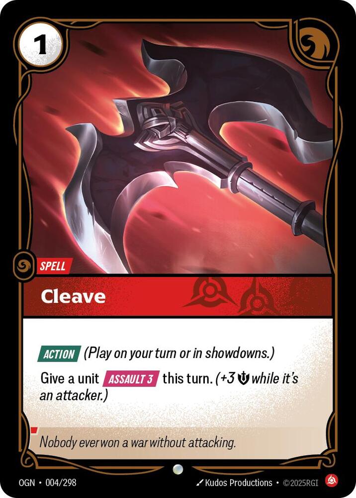 Cleave, Origins 004/298