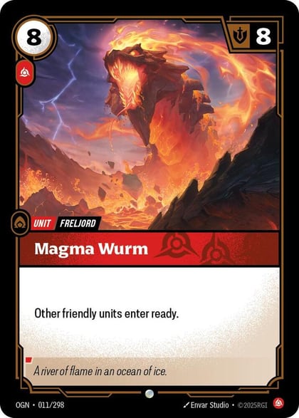 Magma Wurm, Origins 011/298