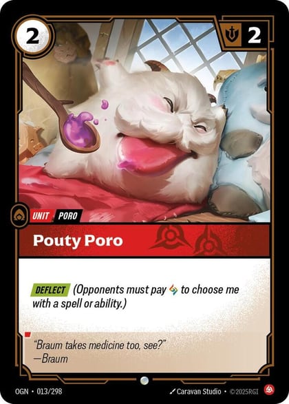 Pouty Poro, Origins 013/298
