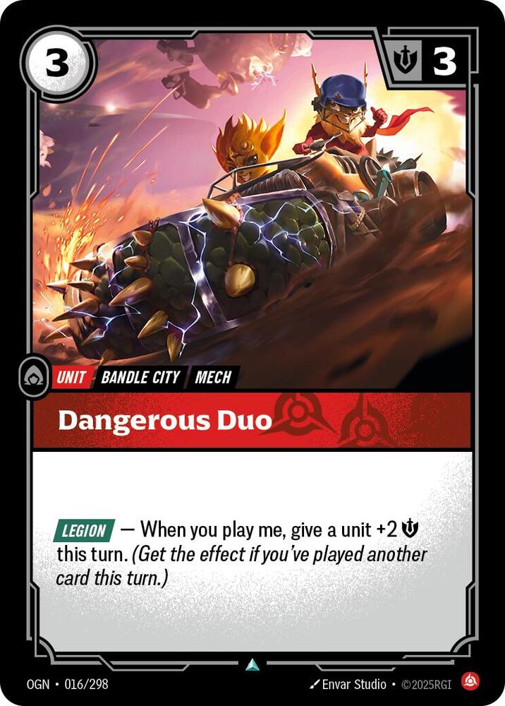 Dangerous Duo, Origins 016/298
