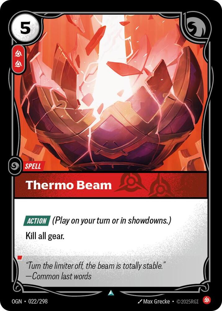 Thermo Beam, Origins 022/298