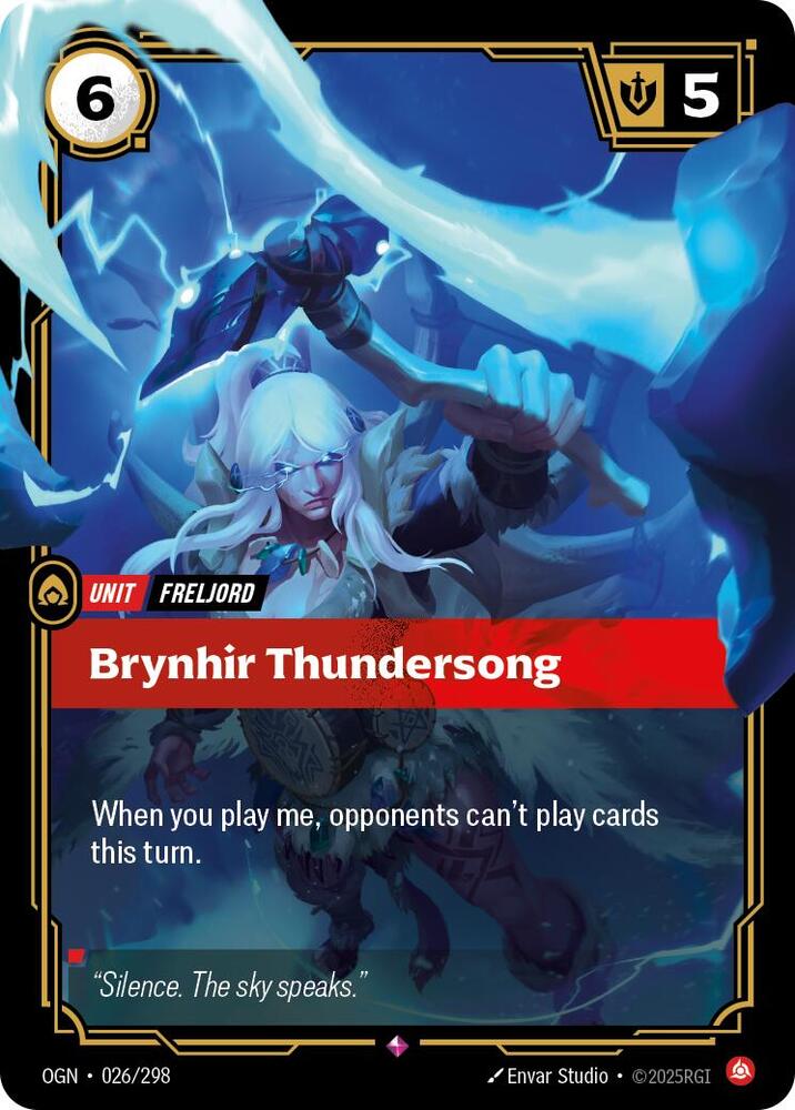 Brynhir Thundersong, Origins 026/298