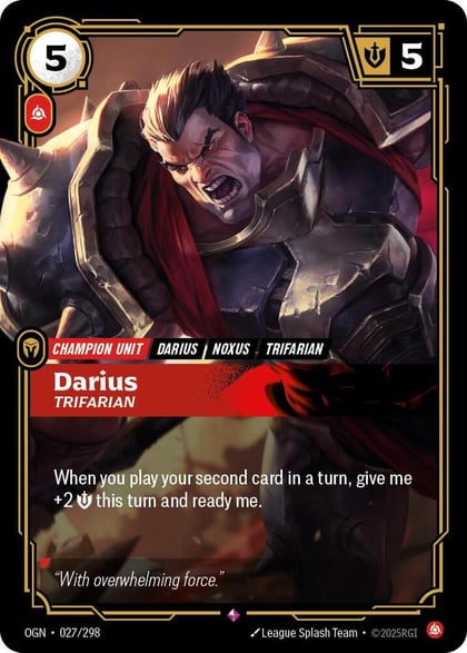 Darius - Trifarian, Origins 027/298