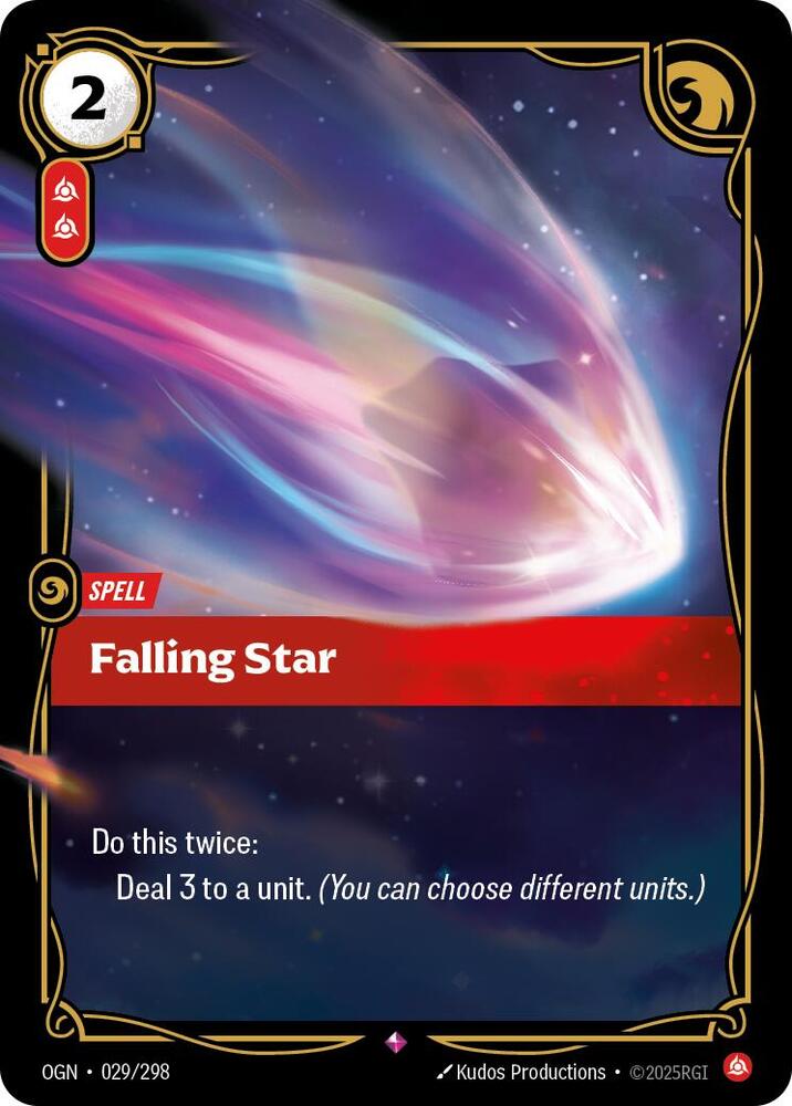 Falling Star, Origins 029/298