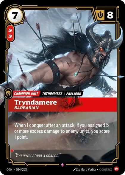 Tryndamere - Barbarian, Origins 034/298