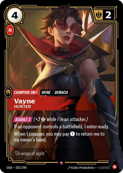Vayne - Hunter, Origins 035/298