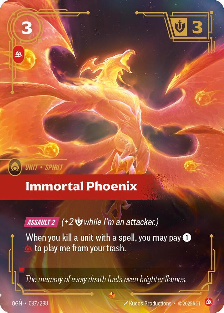 Immortal Phoenix, Origins 037/298